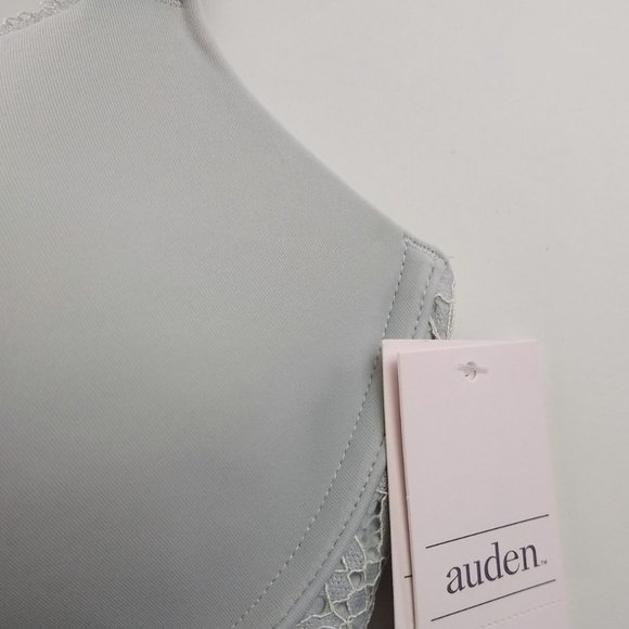 Auden Gray Plunge Push Up Bra Light Gray Target - Picture 5 of 12